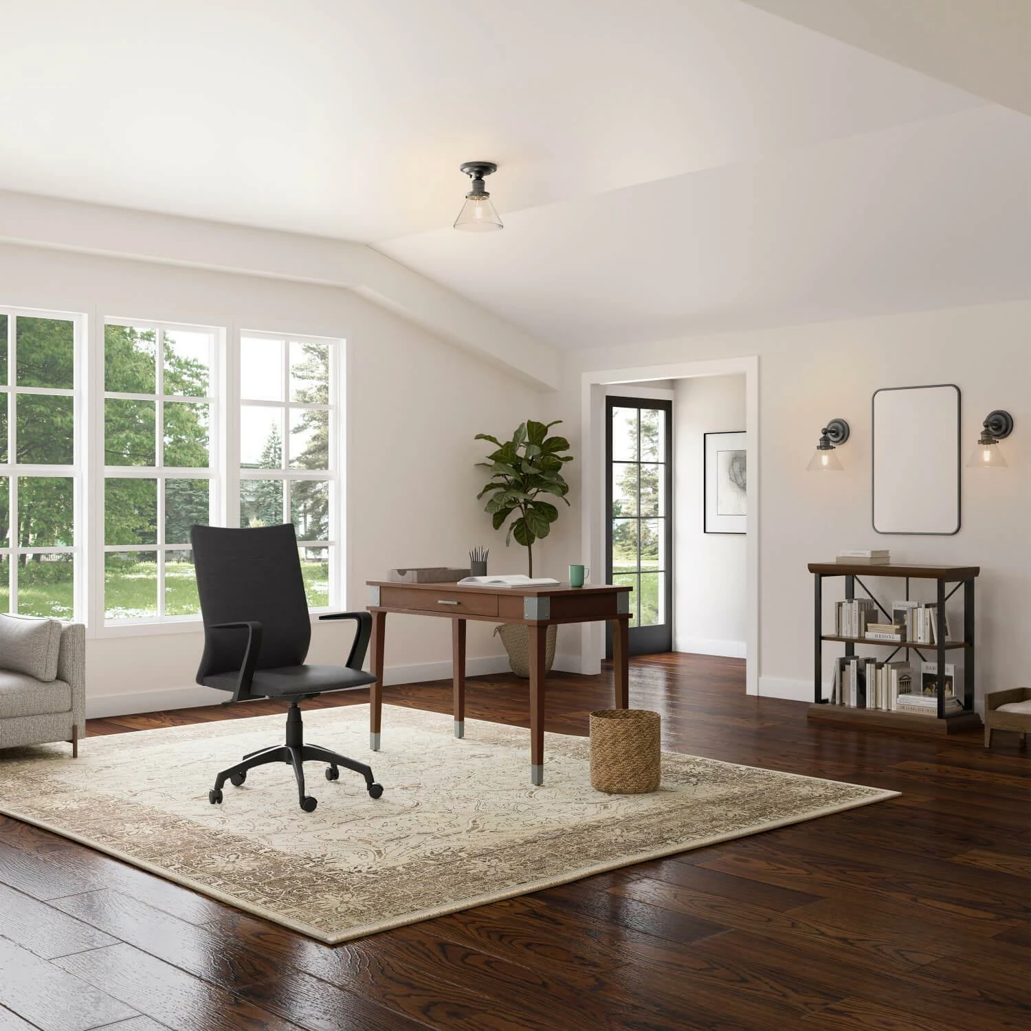 Bethany Desk In Aged Barrel 3 Bethany Desk In Aged Barrel - Image 3