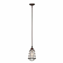 Ajax Collection Indoor Mini Pendant In Coffee Bronze