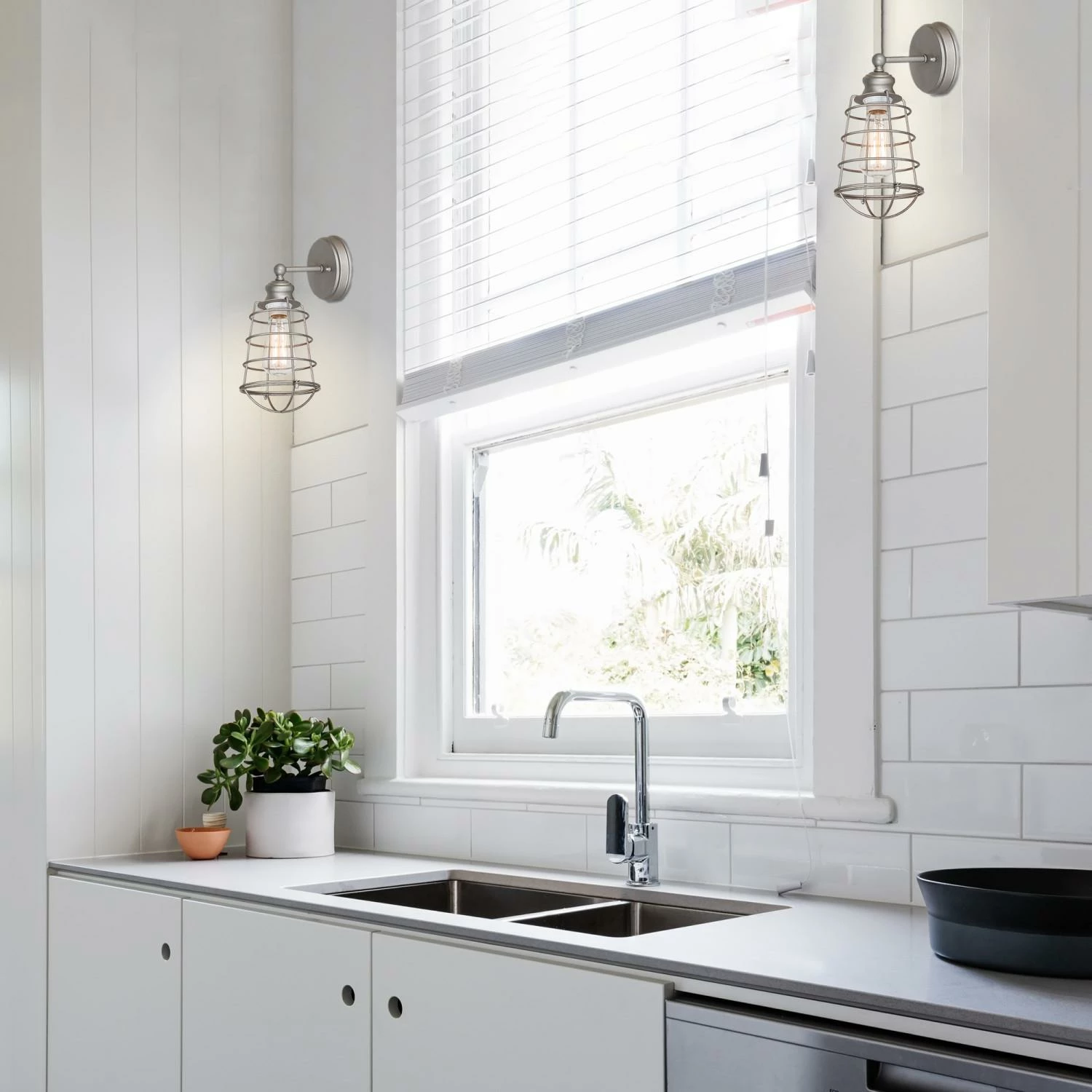 Ajax Collection Indoor Wall Light In Galvanized Steel 3 Ajax Collection Indoor Wall Light In Galvanized Steel - Image 3