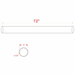 Aluminum Shower Rod In Polished Chrome, 72-Inch, 5-Pack -US Home Sales Store aluminum shower rod polished chrome 72 inch 5 pack 3