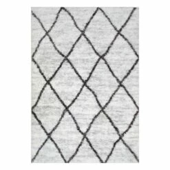 Ardita Area Rug Trellis Gray, 3-Foot-9-Inch By 5-Foot-9-Inch