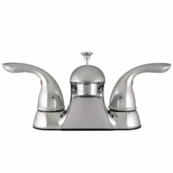 Ashland Centerset 2-Handle Bathroom Faucet In Chrome, 4-Inch -US Home Sales Store ashland chrome centerset faucet 7