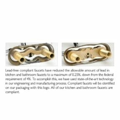 Ashland Centerset 2-Handle Bathroom Faucet In Chrome, 4-Inch -US Home Sales Store ashland chrome centerset faucet 8