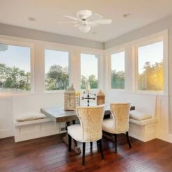 Atrium 30-Inch LED Ceiling Fan In White 12 Atrium 30-Inch LED Ceiling Fan In White -US Home Sales Store atrium ceiling fan white LED 4