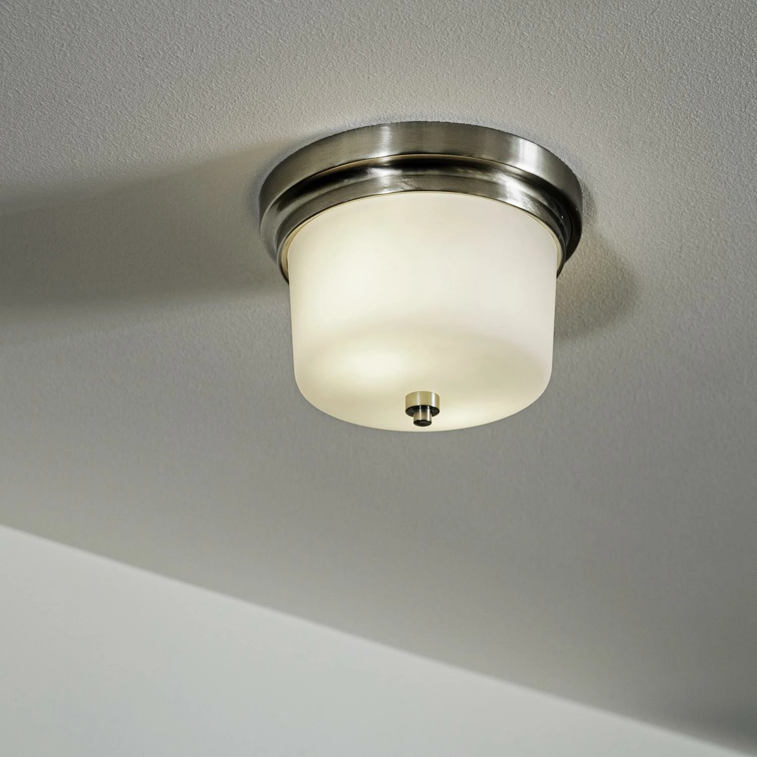 Aubrey Ceiling Light In Brushed Nickel, 2-Light 2 Aubrey Ceiling Light In Brushed Nickel, 2-Light - Image 2