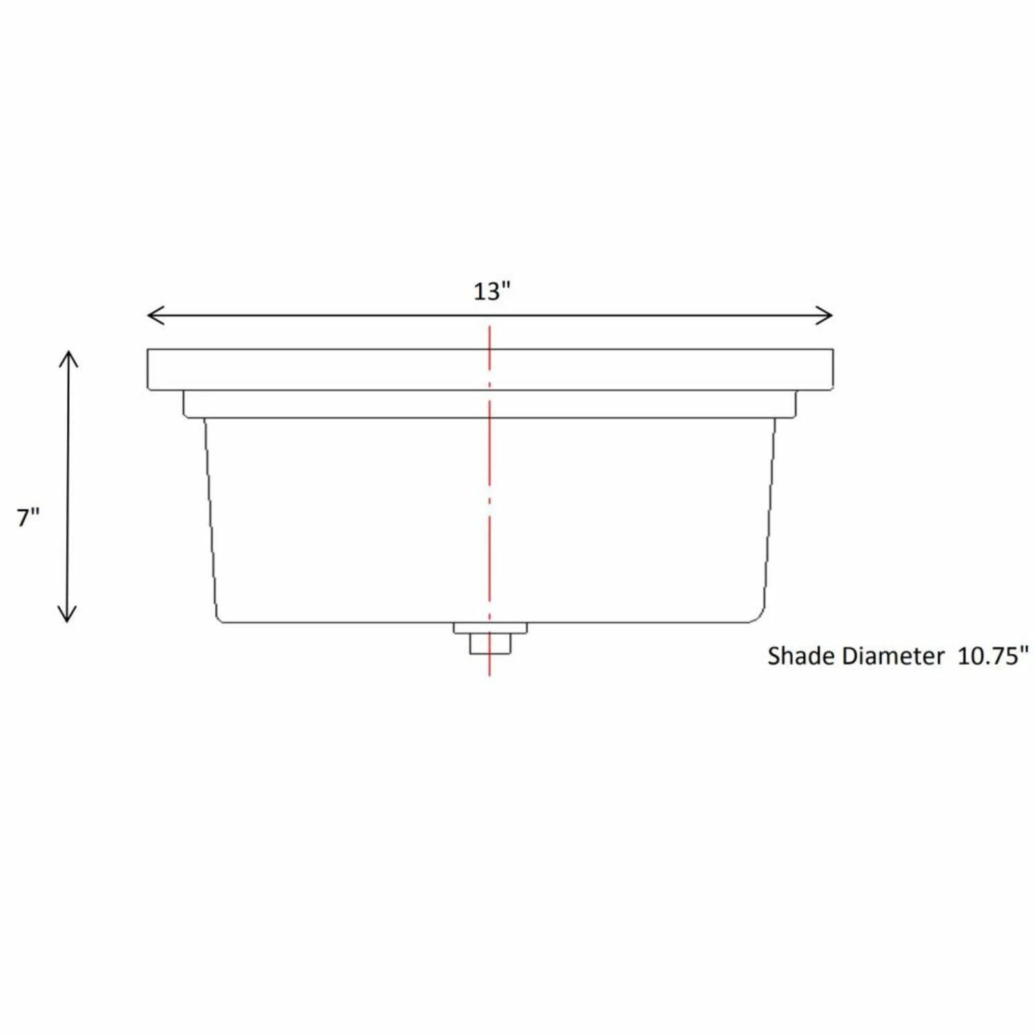 Aubrey Ceiling Light In Brushed Nickel, 2-Light 3 Aubrey Ceiling Light In Brushed Nickel, 2-Light - Image 3