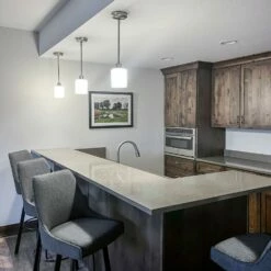 Aubrey Integrated LED Mini Pendant In Satin Nickel -US Home Sales Store aubrey led mini pendant nickel 6