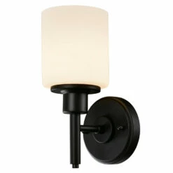 Aubrey Wall Light In Matte Black