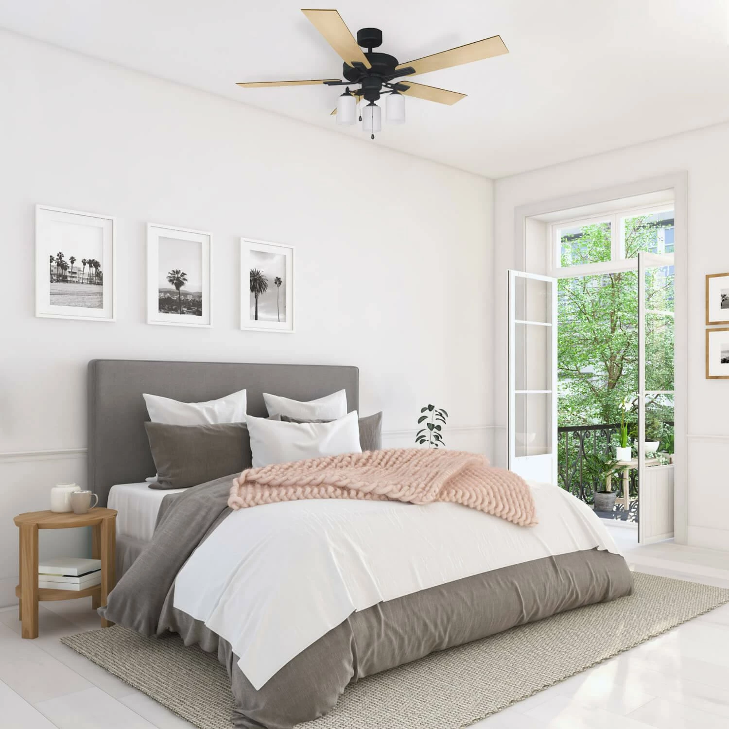 Aubrey LED Ceiling Fan In Matte Black, 52-Inch 3 Aubrey LED Ceiling Fan In Matte Black, 52-Inch - Image 3