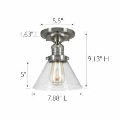 Augustin Ceiling Light In Satin Nickel 9 Augustin Ceiling Light In Satin Nickel -US Home Sales Store augustin ceiling light satin nickel 4