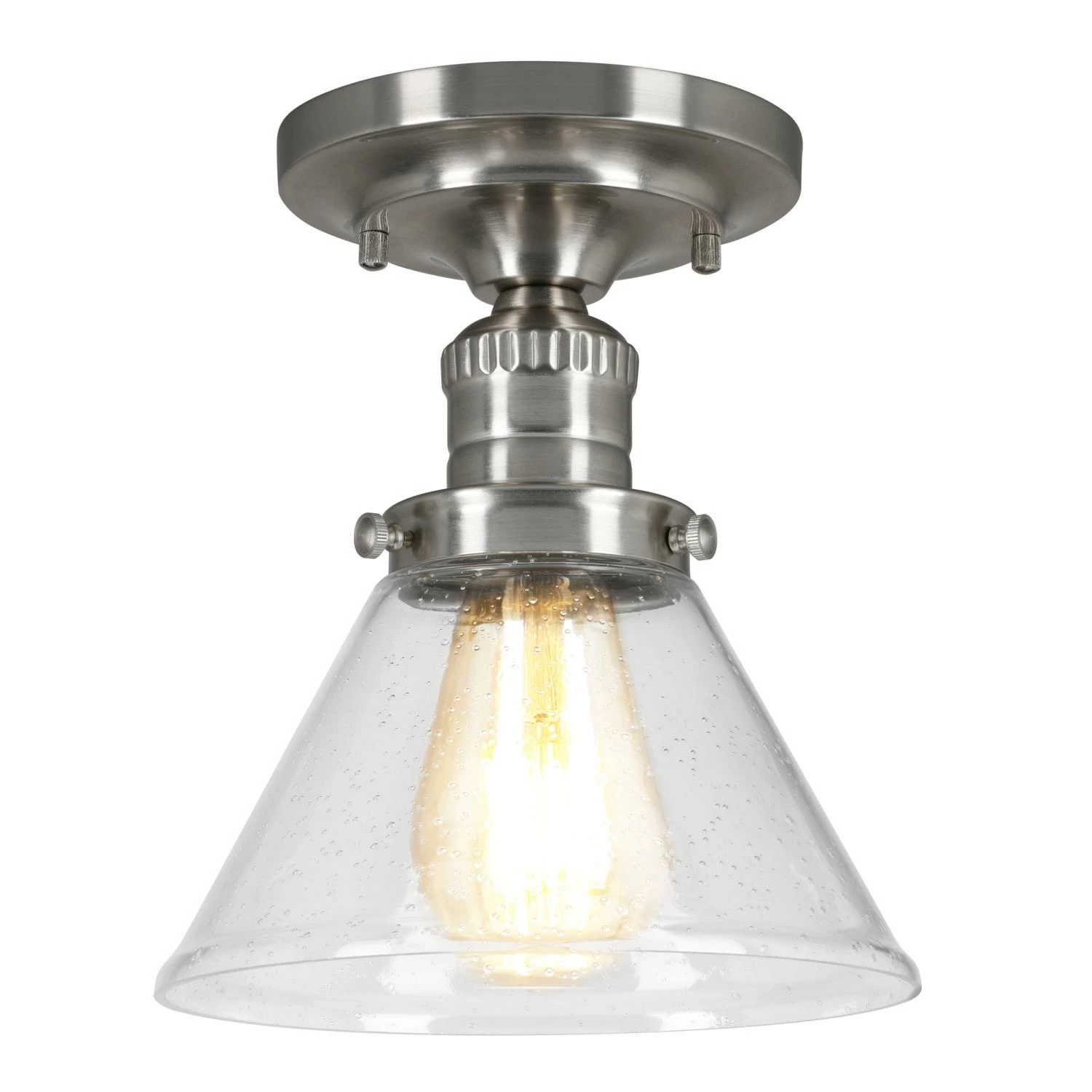 Augustin Ceiling Light In Satin Nickel 6 Augustin Ceiling Light In Satin Nickel - Image 6