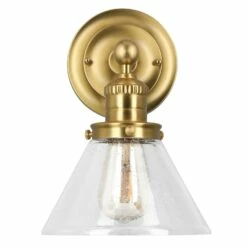 Augustin Wall Light In Satin Gold -US Home Sales Store augustin wall light satin gold 7