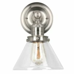 Augustin Wall Light In Satin Nickel 14 Augustin Wall Light In Satin Nickel -US Home Sales Store augustin wall light satin nickel 7