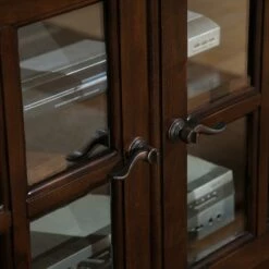 Bella Maison Cherry Corner TV Stand In Heartwood Cherry, 60-Inch -US Home Sales Store bella maison 60 inch tv stand 5