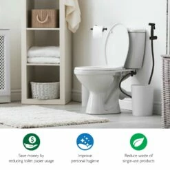 Bidet Sprayer In Matte Black -US Home Sales Store bidet sprayer matte black 2