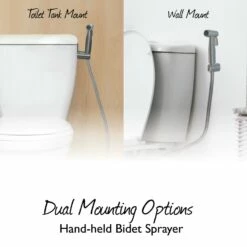 Bidet Sprayer In Stainless Steel -US Home Sales Store bidet sprayer stainless steel 3
