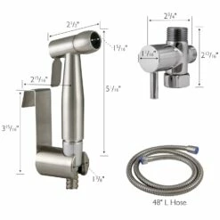 Bidet Sprayer In Stainless Steel -US Home Sales Store bidet sprayer stainless steel 4