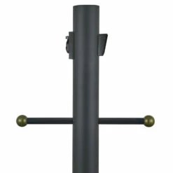 Black Lamp Post With Outlet And Photo Eye -US Home Sales Store black lamp post outlet photo eye 11