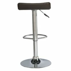 Adjustable Swivel Stool In Black With Chrome Base, Set Of 2 -US Home Sales Store black swivel bar stool set adjustable 3