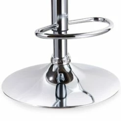 Adjustable Swivel Stool In Black With Chrome Base, Set Of 2 -US Home Sales Store black swivel bar stool set adjustable 4