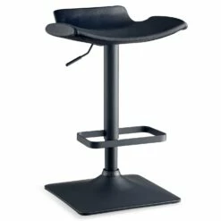 Adjustable Swivel Stool In Matte Black, Set Of 2 -US Home Sales Store black swivel stool set adjustable 4
