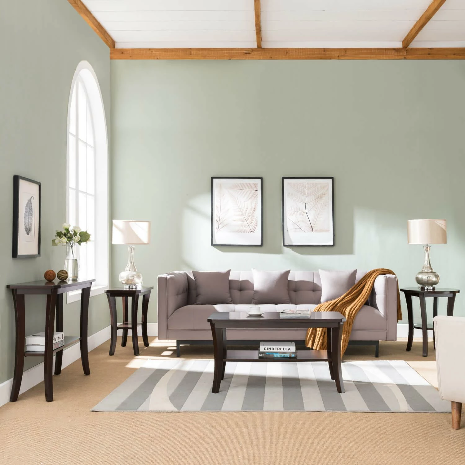 Boa Console Hall Stand In Chocolate Oak 3 Boa Console Hall Stand In Chocolate Oak - Image 3