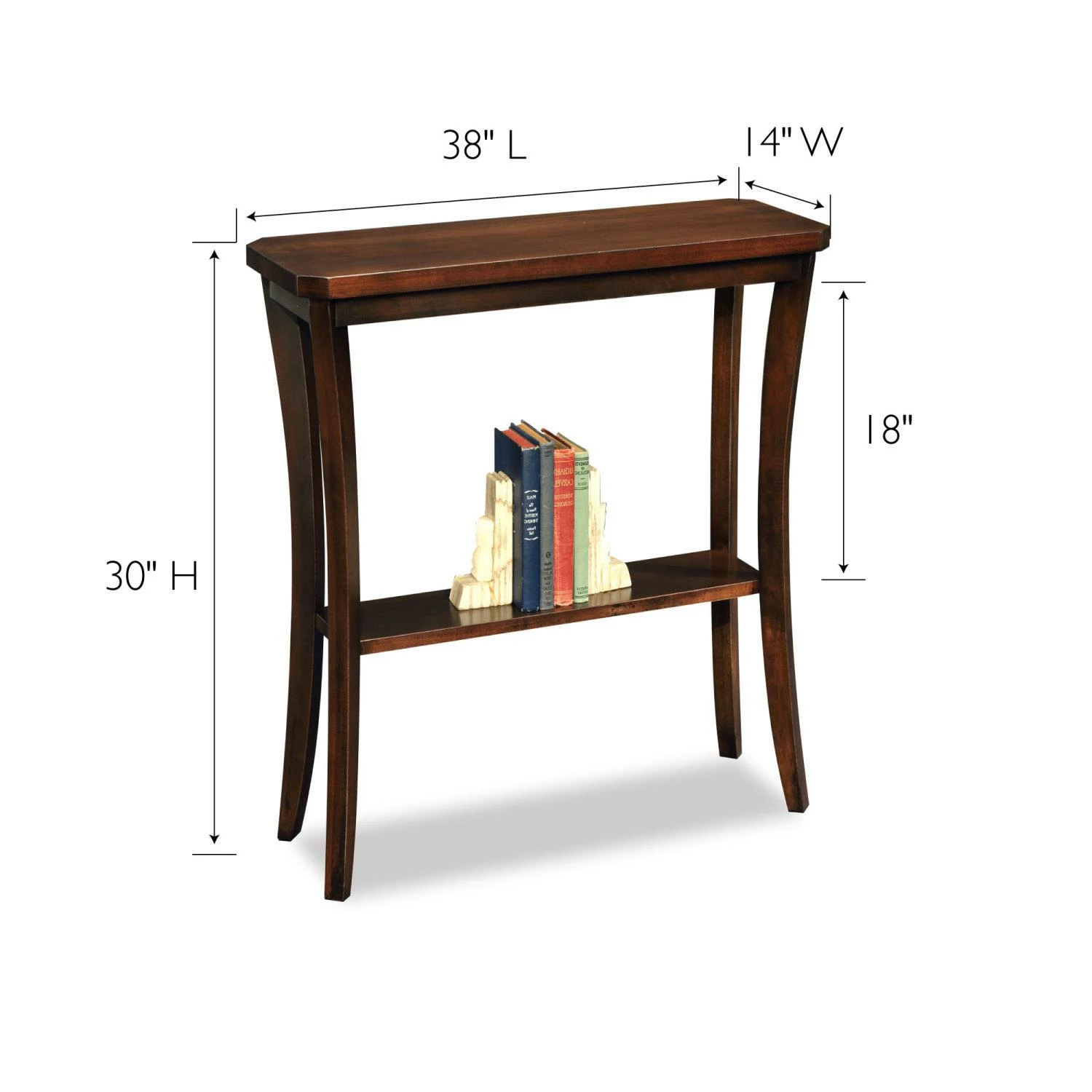Boa Console Hall Stand In Chocolate Oak 6 Boa Console Hall Stand In Chocolate Oak - Image 6