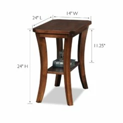 Boa Narrow End Table In Chocolate Oak 11 Boa Narrow End Table In Chocolate Oak -US Home Sales Store boa narrow end table chocolate oak 5