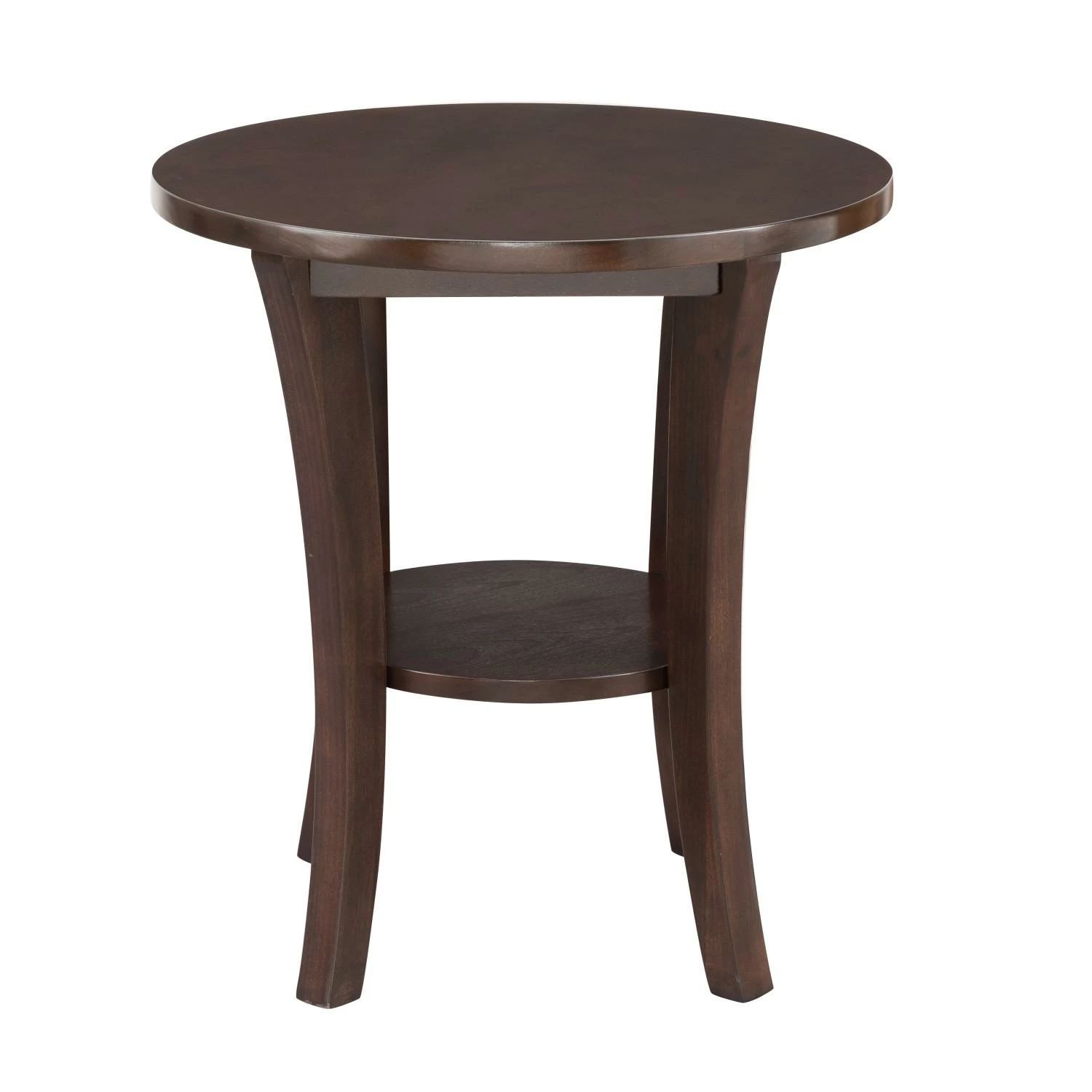 Boa Round Side Table In Chocolate Oak 5 Boa Round Side Table In Chocolate Oak - Image 5