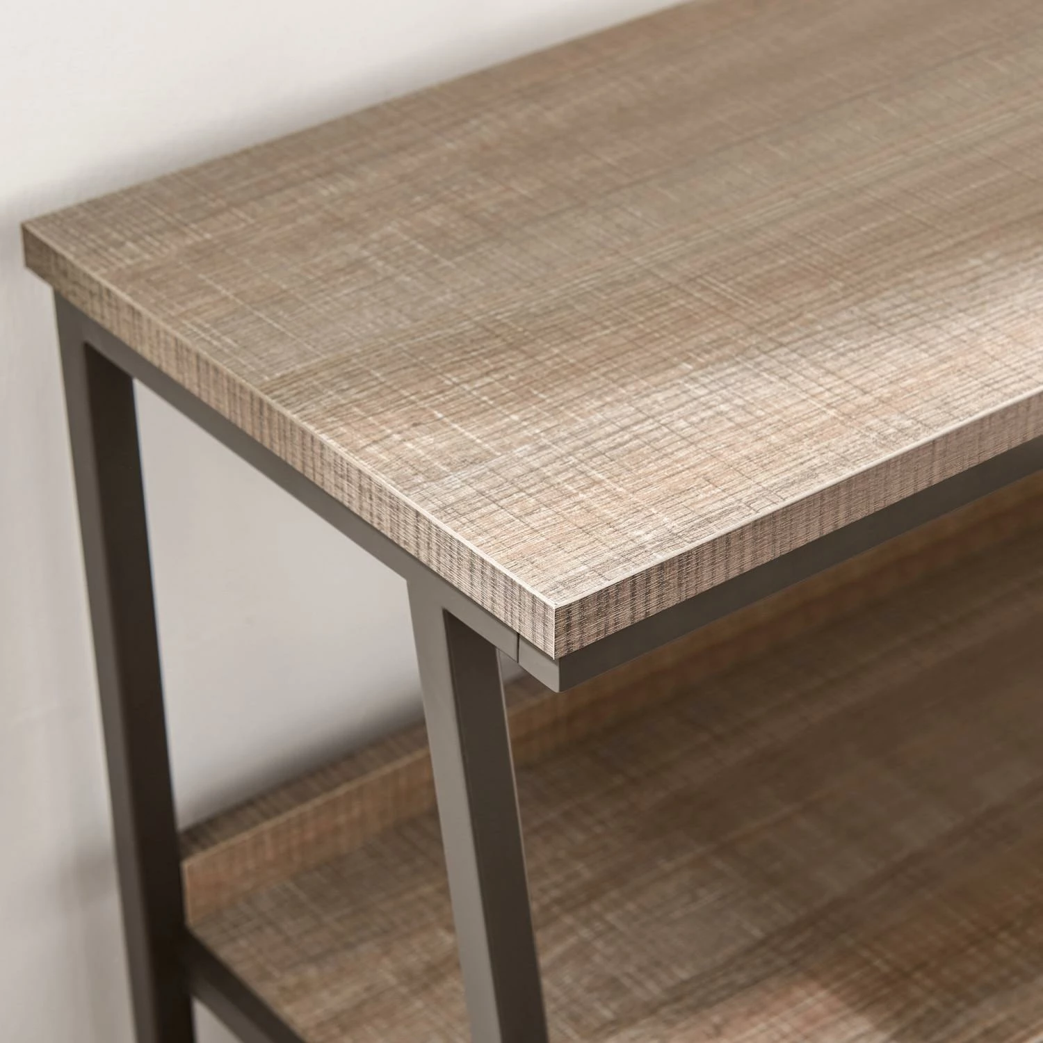 Bookshelf In Roughsawn Oak And Gunmetal Gray 7 Bookshelf In Roughsawn Oak And Gunmetal Gray - Image 7