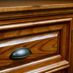 Boulder Creek High TV Stand In Medium Oak, 47-Inch -US Home Sales Store boulder creek 55 inch tv stand medium oak 5