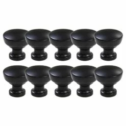 Brody Cabinet Knob In Matte Black, 10-Pack