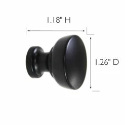 Brody Cabinet Knob In Matte Black, 10-Pack -US Home Sales Store brody cabinet knob matte black 10 pack 5
