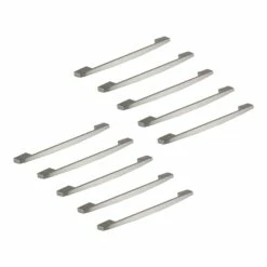Brody Cabinet Pull In Satin Nickel, 5-Inch, 10-Pack