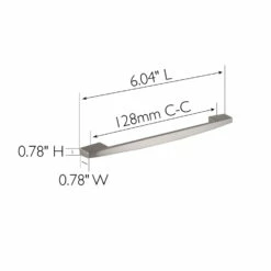 Brody Cabinet Pull In Satin Nickel, 5-Inch, 10-Pack -US Home Sales Store brody cabinet pull satin nickel 5 inch 10 pack 5