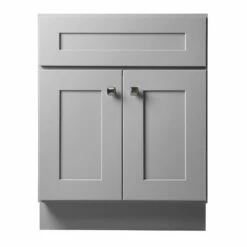 Brookings Vanity Without Top In Gray, 24-Inch By 18-Inch -US Home Sales Store brookings 24 inch gray vanity without top 8
