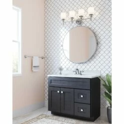 Brookings Vanity With White Camilla Top In Espresso, 37-Inch -US Home Sales Store brookings 37 inch white camilla espresso vanity 5
