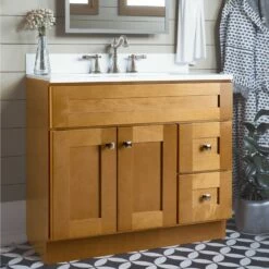 Brookings 36-Inch Vanity Without Top In Modern Birch -US Home Sales Store brookings vanity without top 36 inch birch 6