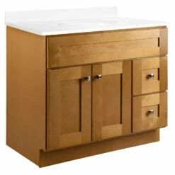 Brookings 36-Inch Vanity Without Top In Modern Birch -US Home Sales Store brookings vanity without top 36 inch birch 7
