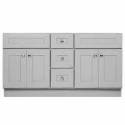 Brookings Ready-to-Assemble Vanity Without Top In Gray, 60-Inch 19 Brookings Ready-to-Assemble Vanity Without Top In Gray, 60-Inch -US Home Sales Store brookings vanity without top gray 60 inch 9