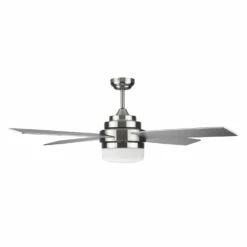 Cali 52-Inch LED Ceiling Fan In Brushed Nickel With Remote Control -US Home Sales Store cali led ceiling fan brushed nickel 6