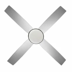 Cali 52-Inch LED Ceiling Fan In Brushed Nickel With Remote Control -US Home Sales Store cali led ceiling fan brushed nickel 7