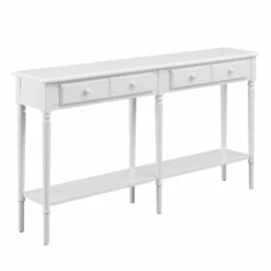 Coastal Double Hall Console In Orchid White