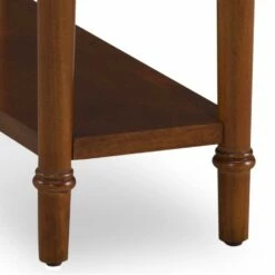 Coastal Narrow Side Table In Pecan 7 Coastal Narrow Side Table In Pecan -US Home Sales Store coastal narrow side table pecan 4