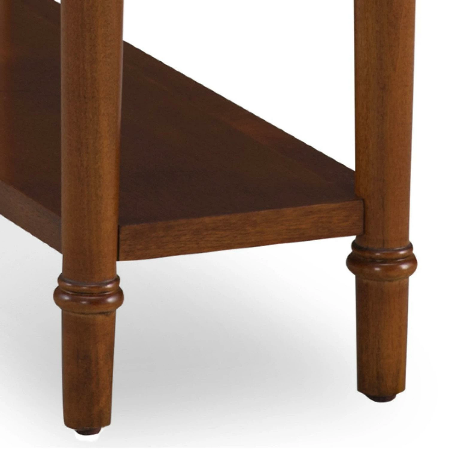 Coastal Narrow Side Table In Pecan 4 Coastal Narrow Side Table In Pecan - Image 4