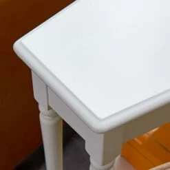 Coastal Wedge Table In Orchid White 7 Coastal Wedge Table In Orchid White -US Home Sales Store coastal shelf wedge table orchid white 4