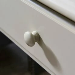 Coastal Side Table With A/C And USB Charger In Greige -US Home Sales Store coastal side table charger greige 5