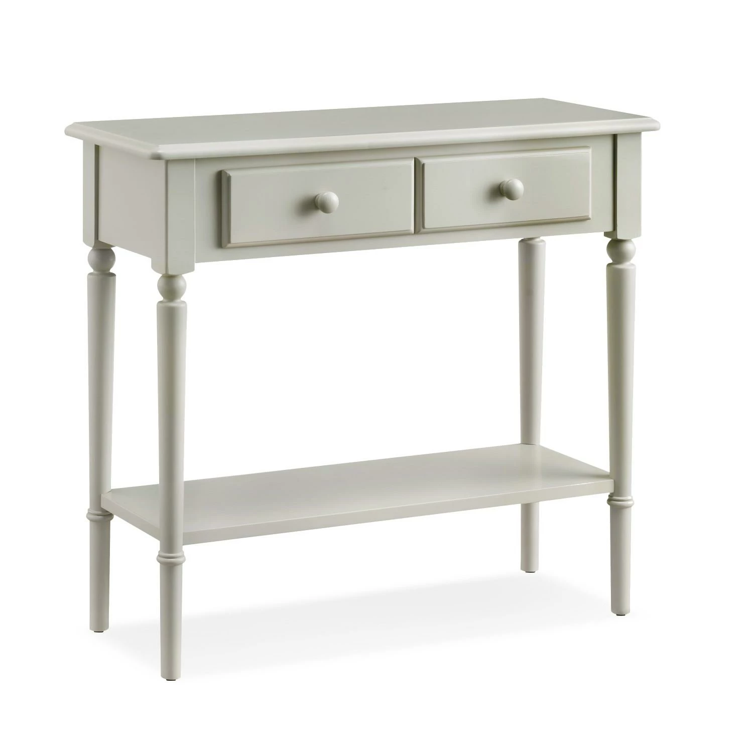 Coastal Narrow Sofa Table In Greige 1 Coastal Narrow Sofa Table In Greige