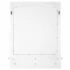 Concord Wooden Wall Mirror With Shelf In White, 31-Inch By 24-Inch 17 Concord Wooden Wall Mirror With Shelf In White, 31-Inch By 24-Inch -US Home Sales Store concord 24 inch white mirror shelf 12