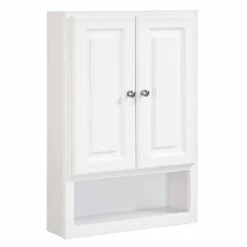 Gazebo Parts Direct Sales Store 11 Concord Fully Assembled 2-Door Bathroom Wall Cabinet In White